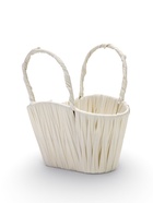 Корзина пластик 16 х 19 х 10 см, ручка__ белый - фото 68179742