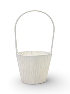 Корзина пластик 12 х 12 х 10 см, ручка__белый - фото 68179752