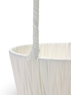 Корзина пластик 12 х 12 х 10 см, ручка__белый - фото 68179756