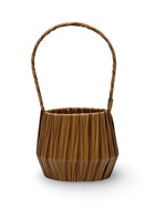 Корзина пластик 10 х 10 х 10 см, ручка__коричневый - фото 68179759