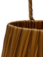 Корзина пластик 10 х 10 х 10 см, ручка__коричневый - фото 68179762