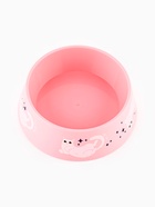 Миска пластиковая "Котики", розовая 300 мл  (артикул 10908254)  большой выбор товаров оптом и в розницу по низким ценам с доставкой
