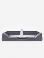 Туалет для собак, 48×39×8.5 см, с бортами, съёмной решеткой и столбиком, серый - фото 809457794