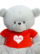 Мягкая игрушка «Медведь Тед в кофте», цвет серый, 65 (120) см - фото 809457816