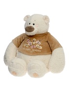 Мягкая игрушка «Медведь Тато в кофейной майке», 37 см - фото 809457832