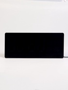 УЦЕНКА Часы электронные настенные, календарь термометр, 36.2×15.5 см, зеленые цифры 10×4.5 см 10984746