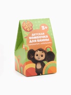 Бомбочка для ванны детская 40 г, аромат апельсин, в коробке, Чебурашка - Фото 3