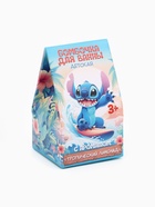 Бомбочка для ванны детская 40 г, аромат тропический лимонад, в коробке, Лило и Стич - Фото 3