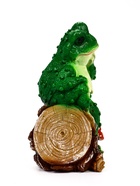 Садовая фигура из полистоуна «Лягушка на бревне», 28×26×11 см - фото 68975751