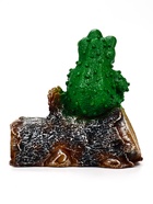 Садовая фигура из полистоуна «Лягушка на бревне», 28×26×11 см - Фото 4