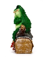 Садовая фигура из полистоуна «Лягушка на бревне», 28×26×11 см - фото 68975753