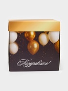 Бум-коробка подарочная с бабочками «Поздравляю», 15 х 15 х 15 см - фото 120956297