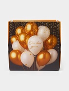 Бум-коробка подарочная с бабочками «Поздравляю», 15 х 15 х 15 см - фото 120956301