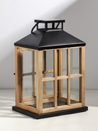 Подсвечник - фонарь «Французское окно», дерево, набор 2 шт., свеча 9×12 см, 14×19.5 см; 13×17×24.5 см, 18×24×36 см  (артикул 10955183)  большой выбор товаров оптом и в розницу по низким ценам с доставкой