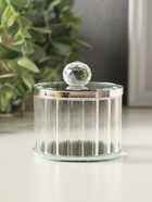 Шкатулка для украшений «Шар», стекло, с крышкой и металлическим ободком под серебро, 6.7×6.7×7 см  (артикул 10955974)  большой выбор товаров оптом и в розницу по низким ценам с доставкой