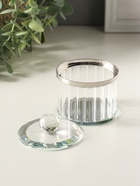 Шкатулка для украшений «Шар», стекло, с крышкой и металлическим ободком под серебро, 6.7×6.7×7 см - Фото 3