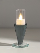 Подсвечник на 1 свечу «Пирамида с гранями», стекло, прозрачный, d=7 см, 7×7×9.5 см  (артикул 10955977)  большой выбор товаров оптом и в розницу по низким ценам с доставкой