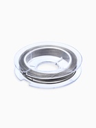 Набор для создания украшений "База" тросик, кримпы, шапочка, протектор, кольца, 61 пред, цв серебро - фото 68179908