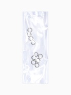 Набор для создания украшений "База" тросик, кримпы, шапочка, протектор, кольца, 61 пред, цв серебро - фото 68179920