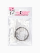 Набор для создания украшений «База», тросик, кримпы, шапочка, протектор, кольца, 61 предмет, цвет серебро  (артикул 10935451)  большой выбор товаров оптом и в розницу по низким ценам с доставкой