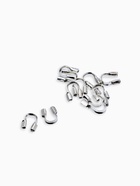 Набор для создания украшений «База», тросик, кримпы, шапочка, протектор, кольца, 61 предмет, цвет серебро - Фото 5