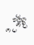 Набор для создания украшений "База" тросик, кримпы, шапочка, протектор, кольца, 61 пред, цв серебро - фото 68179913