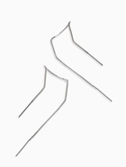 Серьги протяжка «Цепочка», цвет серебро - фото 68179923