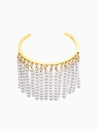 Браслет жемчужный «Кольцо», белый в золоте - фото 68179938