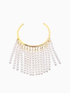 Браслет жемчужный «Кольцо», белый в золоте - фото 68179939