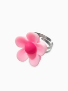 Набор детских украшений «Выбражулька. Цветок», 4 предмета: клипсы, кольцо, бусы, браслет, розовый, белый - фото 68179954