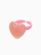 Набор детских украшений «Выбражулька. Нежность», 4 предмета: клипсы, кольцо, бусы, браслет, розовый, белый - фото 68179962