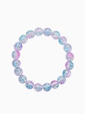 Браслет детский «Выбражулька. Сахарные бусины», розово-голубой