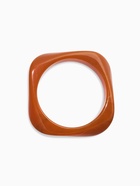 Браслет манжета «Тренд», широкий, акрил, оранжевый - фото 68179997