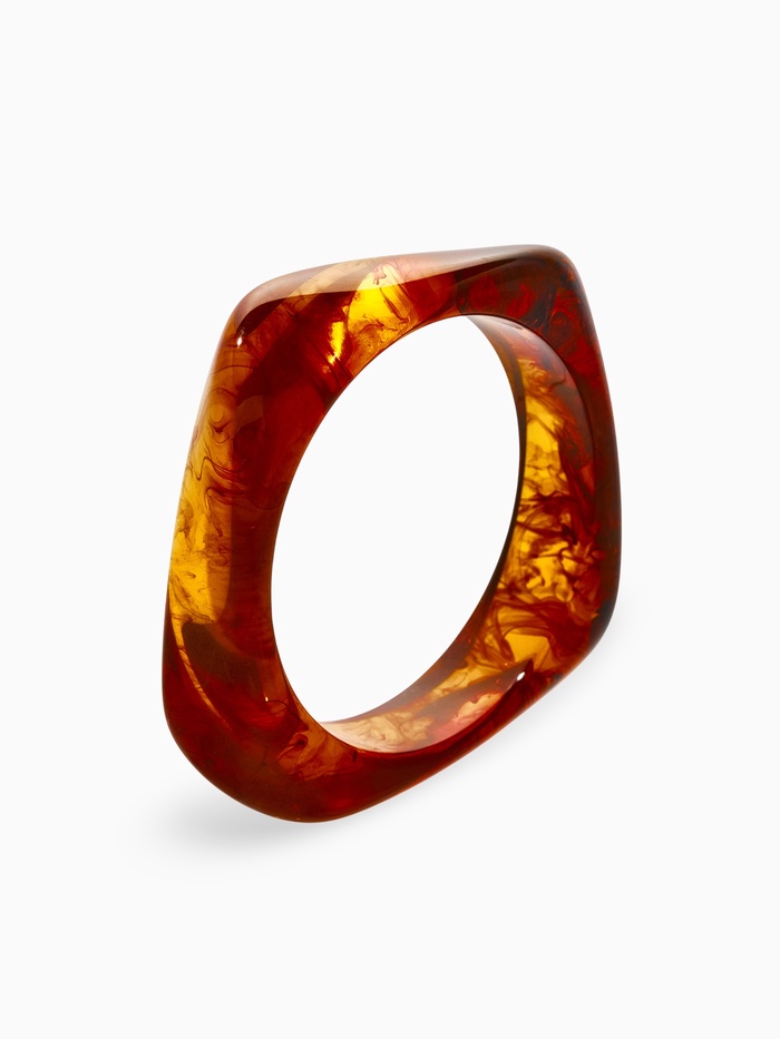 Браслет манжета «Тренд», d=9 см, широкий, акрил, коричневый - Фото 1