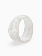 Браслет манжета «Тренд», широкий, акрил, белый - фото 68180010