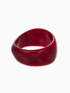 Браслет манжета «Тренд», широкий, акрил, бордово-малиновый - фото 68180017