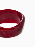 Браслет манжета «Тренд», широкий, акрил, бордово-малиновый - фото 68180018