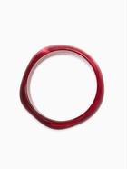 Браслет манжета «Тренд», широкий, акрил, бордово-малиновый - фото 68180019