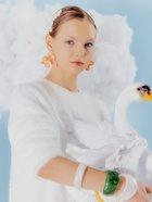 Браслет манжета «Тренд», d=7.5 см, широкий, акрил, зелёный травяной - Фото 6