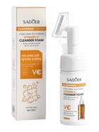 Пенка для умывания с щеткой, с витамином С, 120 мл - Фото 1