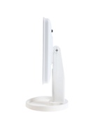 Зеркало с подсветкой KZ-06, 26.5×16×12 см, 22 диода, сенсорная кнопка, белое - фото 809458065