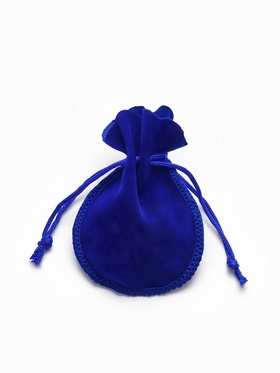 Набор мешочков бархатных 100шт. , 7*9, цвет синий (1249690)