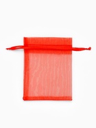 Набор мешочков подарочных 100 шт. 9×12 см, красный - фото 809458084