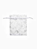 Набор мешочков подарочных «Звёздное сияние», 100 шт. 10×12 см, белый с серебром - фото 68180076