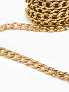 Цепочка с крупными звеньями без карабина на бобине, 13×8.5 мм, L=3 м, цвет золото - Фото 4