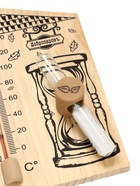 УЦЕНКА Термометр для бани с песочными часами 15 мин «Дом», деревянный, 28×14 см, Добропаровъ 978 - Фото 3