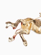 УЦЕНКА Брошь "Лошадь", конь степной, цвет коричневый в золоте - Фото 4