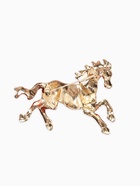 УЦЕНКА Брошь "Лошадь", конь степной, цвет коричневый в золоте - Фото 6