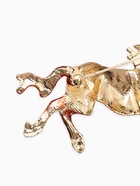 УЦЕНКА Брошь "Лошадь", конь степной, цвет коричневый в золоте - Фото 7