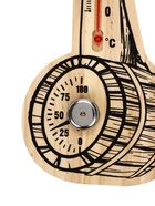 УЦЕНКА Термометр-гигрометр «Ковш», деревянный - Фото 3